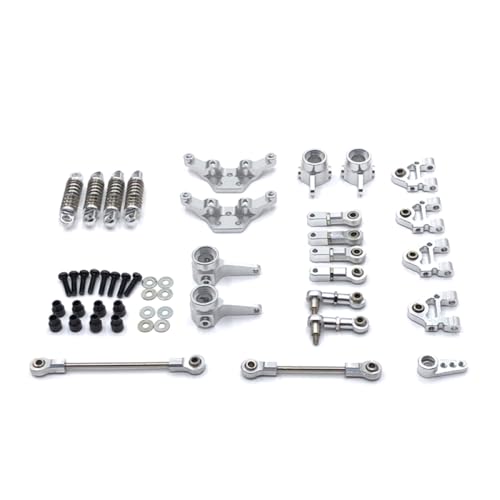 BritBolt Lenkverbindungsschock -Klammer kompatibel mit RC -Automodellen 1 28 284131 K969 K979 K989 K999 Aftermarket -Ersatz(Silver) von BritBolt