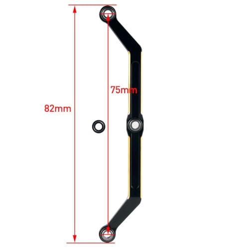 BritBolt Lenkverknüpfung Chassis -Links für 1 18 -Skala -Modell fügt Gewicht hinzu, das mit RC -Fahrzeugen im -Stil kompatibel ist(Steering Link) von BritBolt