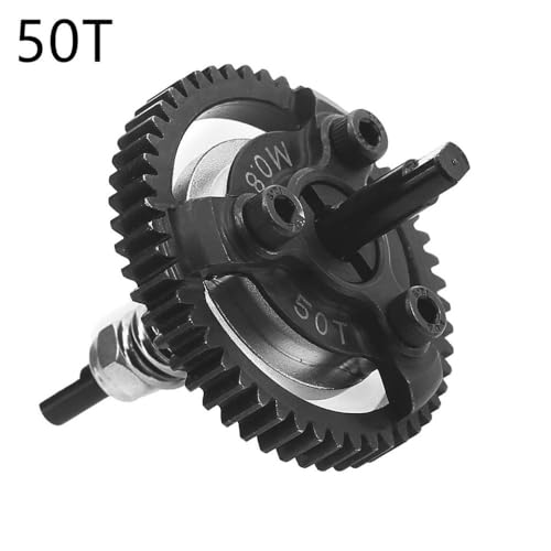 BritBolt M0 8 Metallstahl Spur Gear 50T 52T 54T 56T Slipper Kupplung 6766 Upgrade Teil kompatibel mit 1 10 Skala 4x4 RC -Autos wie Fiesta Telluride(50T) von BritBolt