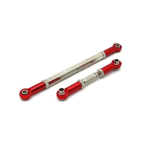 BritBolt MN78 MN82 MN168 Metalllenker Linksverknüpfungsstange für 1 12 -Skala -RC -Autos kompatibel mit verschiedenen Modellen(Red) von BritBolt
