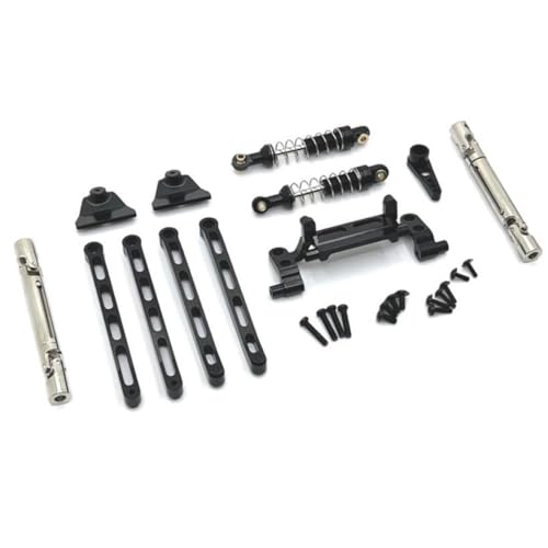 BritBolt MN82 LC79 MN78 LINK -STEGSTANG -PARB -STEIL -Mount -STORT Sopper VERFÜGBARBEITEN SETZT FÜR 1 12 Scale RC -CAR -Upgrade -Teile kompatibel mit Metall -Chassis -Modellen(Black) von BritBolt