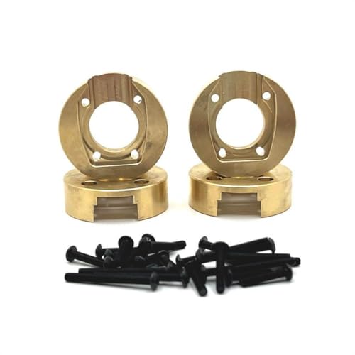 BritBolt Messing Counterweight Gear Häuser für Portalachse kompatibel mit 1/8 1/10 Skala RC Cars H8H Absima YK4102 YK4103 YK4106 YK4082 YK4083 Upgrade -Teile(Counterweight) von BritBolt