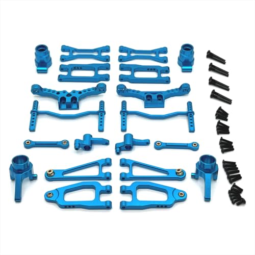 BritBolt Metal Swing Arm Lenkung Cup Set für 1/18 Skala Fernbedienungssteuerautos kompatibel mit 18101 18102 Modelle RC -Auto -Upgrade -Teile(Blue) von BritBolt