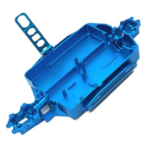 BritBolt Metall -Chassis -Upgrade für 1/16 RC -Autos mit den Modellen 16207 16208 16209 16210 H16 M162 Fernbedienungsauto -Teile(Sky Blue) von BritBolt