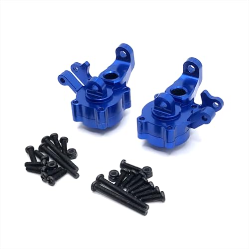 BritBolt Metall -Front -Lenk -Cup -Upgrade -Teile für RC -Kletterautos kompatibel mit YK4102 YK4103 YK4082 Fernbedienungsfahrzeuge Ersatzzubehör(Blue) von BritBolt