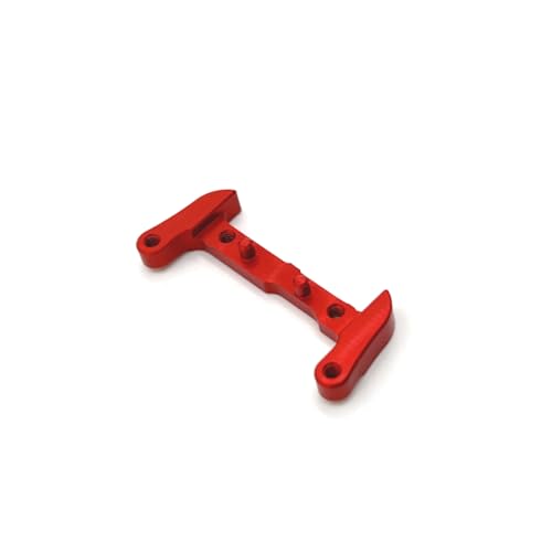 BritBolt Metall -Heck -Anti -Kollisions -Tablett -Upgrade Teil kompatibel mit 1 28 -Skala -RC -Autos für Q Racing -Drift -Fernbedienungsfahrzeuge(Red) von BritBolt