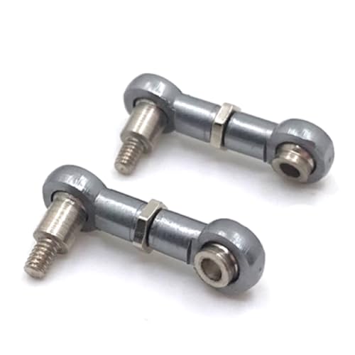 BritBolt Metall -Heck -Lenkungs -Link -Verbindungs -Upgrade für 1/28 Skala RC -Autos kompatibel mit 284131 K969 K979 K989 K999 P929 P939 Modelle Ersatzteil für Fernbedienungsfahrzeuge(Dark Grey) von BritBolt