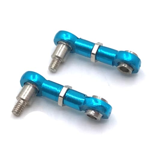 BritBolt Metall -Heck -Lenkungs -Link -Verbindungs -Upgrade für 1/28 Skala RC -Autos kompatibel mit 284131 K969 K979 K989 K999 P929 P939 Modelle Ersatzteil für Fernbedienungsfahrzeuge(Sky Blue) von BritBolt