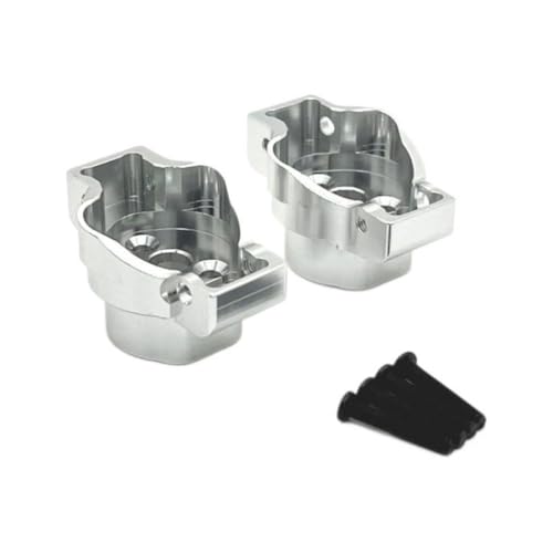 BritBolt Metall -Hinterachse -Cup -Anschluss Upgrade für RC -Autoteile, die mit 104006 104010 104020 104026 Fernbedienungsfahrzeugzubehör kompatibel sind(Silver) von BritBolt