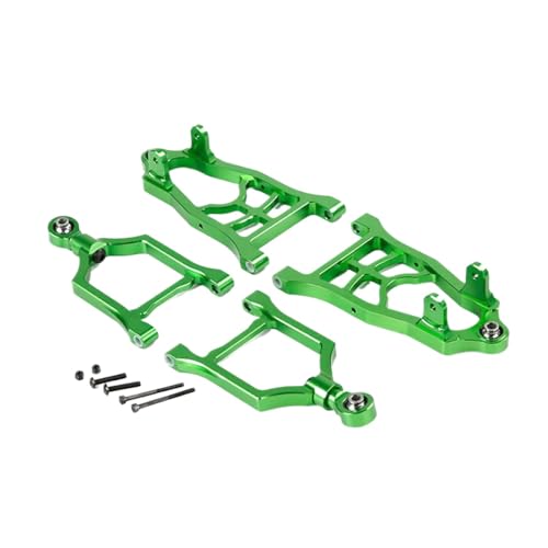 BritBolt Metall Suspension A-Arm vor oder hinten für 1 5-Skala-RC-Auto kompatibel mit Rofun Rovan KM 5B 5T 5SC SS Buggy-Modelle(Front Green) von BritBolt