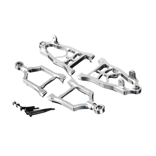 BritBolt Metall Suspension A-Arm vor oder hinten für 1 5-Skala-RC-Auto kompatibel mit Rofun Rovan KM 5B 5T 5SC SS Buggy-Modelle(Front Silver) von BritBolt