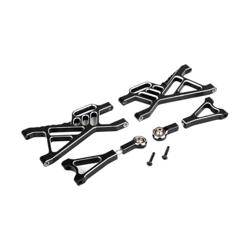 BritBolt Metall Suspension A-Arm vor oder hinten für 1 5-Skala-RC-Auto kompatibel mit Rofun Rovan KM 5B 5T 5SC SS Buggy-Modelle(Rear Black) von BritBolt