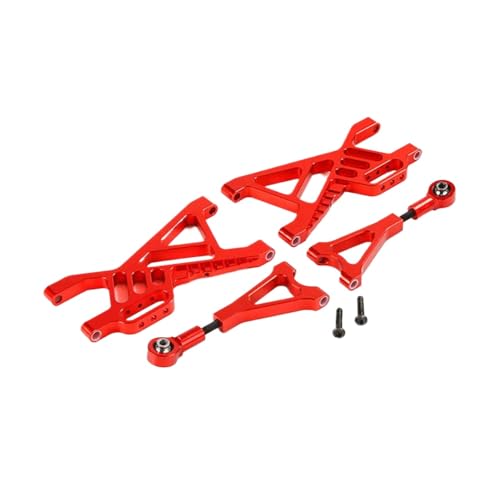 BritBolt Metall Suspension A-Arm vor oder hinten für 1 5-Skala-RC-Auto kompatibel mit Rofun Rovan KM 5B 5T 5SC SS Buggy-Modelle(Rear Red) von BritBolt