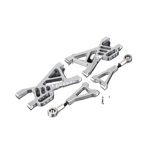 BritBolt Metall Suspension A-Arm vor oder hinten für 1 5-Skala-RC-Auto kompatibel mit Rofun Rovan KM 5B 5T 5SC SS Buggy-Modelle(Rear Silver) von BritBolt