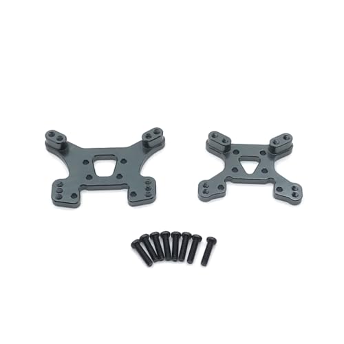 BritBolt Metall -Upgrade -Aufhängungsrahmen kompatibel mit RC -Cars 144010 144002 144001 124017 124019 Fernbedienungsfahrzeug -Ersatzteile(Dark Grey) von BritBolt