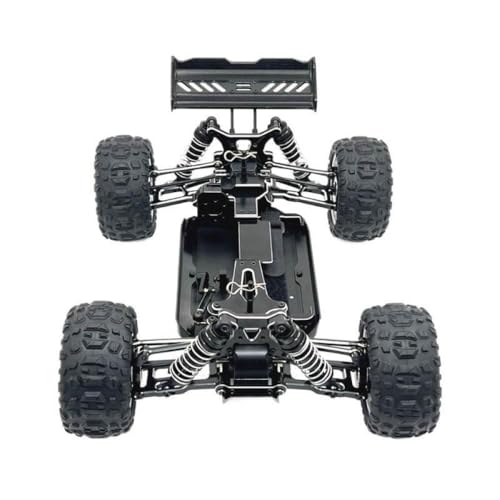 BritBolt Metall Upgrade Car Frame Teile kompatibel mit RC -Modellen 124016 124017 124018 124019 124007 Fernbedienungsfahrzeugzubehör(Black) von BritBolt