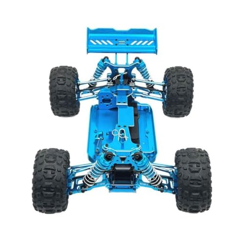 BritBolt Metall Upgrade Car Frame Teile kompatibel mit RC -Modellen 124016 124017 124018 124019 124007 Fernbedienungsfahrzeugzubehör(Blue) von BritBolt