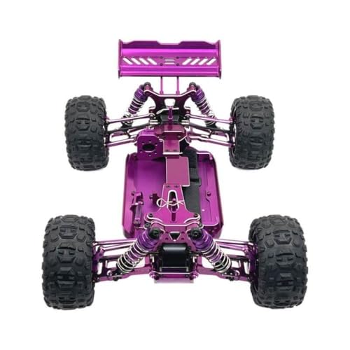 BritBolt Metall Upgrade Car Frame Teile kompatibel mit RC -Modellen 124016 124017 124018 124019 124007 Fernbedienungsfahrzeugzubehör(Purple) von BritBolt