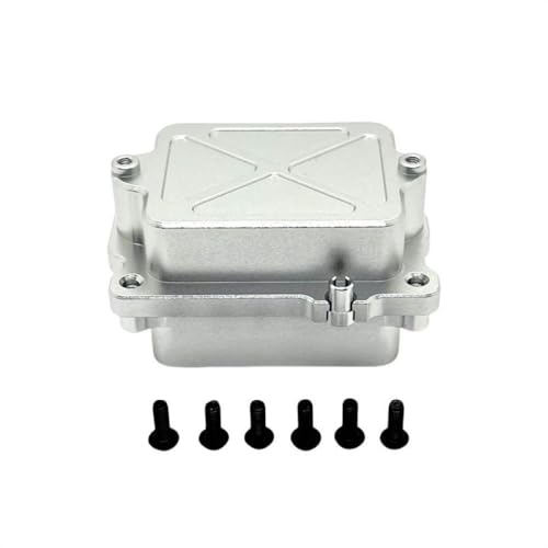 BritBolt Metall -Upgrade -Empfängerbox für RC -Auto -Elektronikeinstellungen kompatibel mit H12Y H12Y+ Fernbedienungsfahrzeugteile(Silver) von BritBolt