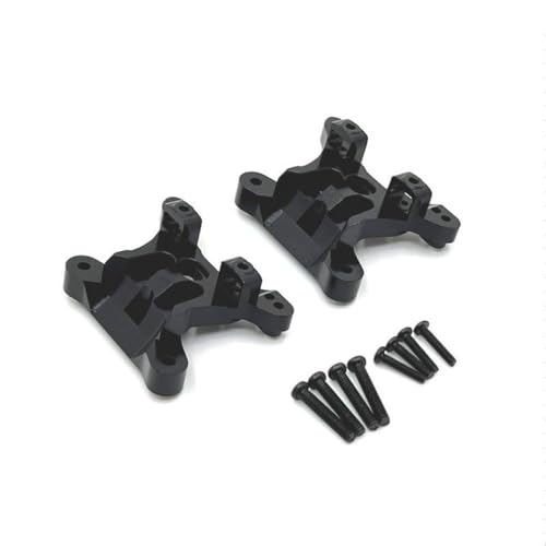 BritBolt Metall -Upgrade -Federungsklammern vor und hinten für 1/16 Skala RC -Auto kompatibel mit Q130 Modell Fernbedienungsfahrzeugteile(Black) von BritBolt