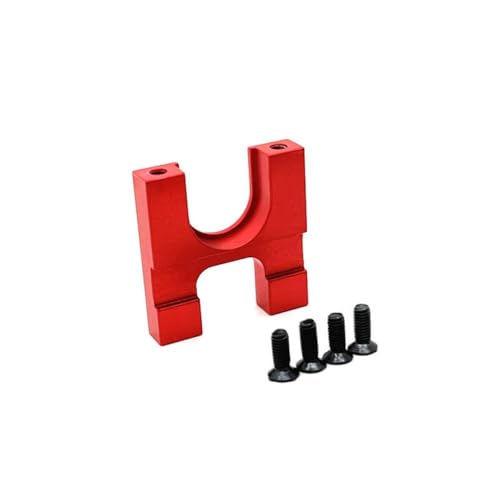 BritBolt Metall -Upgrade Fester Sitz für Reduktionsgetriebe, kompatibel mit RC -Autoteilen 104001 104002 104072 Fernbedienungsfahrzeugzubehör(Red) von BritBolt
