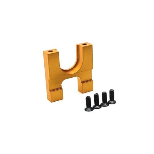 BritBolt Metall -Upgrade Fester Sitz für Reduktionsgetriebe, kompatibel mit RC -Autoteilen 104001 104002 104072 Fernbedienungsfahrzeugzubehör(Yellow) von BritBolt