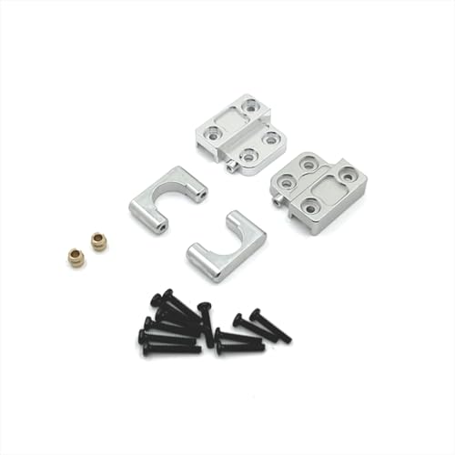 BritBolt Metall -Upgrade Hinterachse Federplatte Fixierungsteile für 1/12 Skala RC -Auto kompatibel mit Mn MN82 LC79 Models Fernbedienungsfahrzeug Ersatzzubehör(Silver) von BritBolt