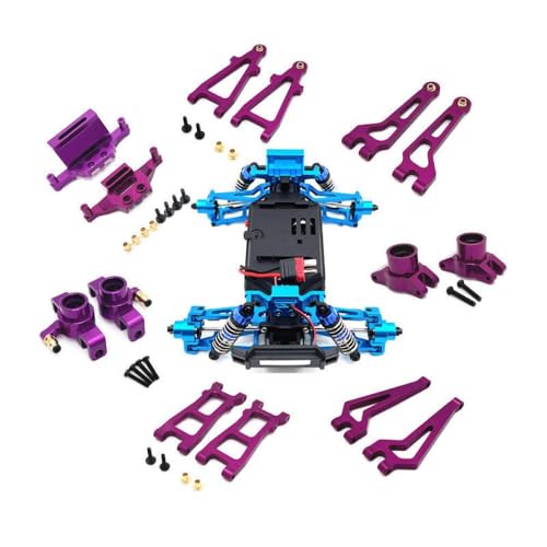 BritBolt Metall -Upgrade -Teile -Kit für 1/20 Skala RC -Cars kompatibel mit 20208 und C8811 -Modellen Fernbedienungsauto -Zubehör(Purple) von BritBolt