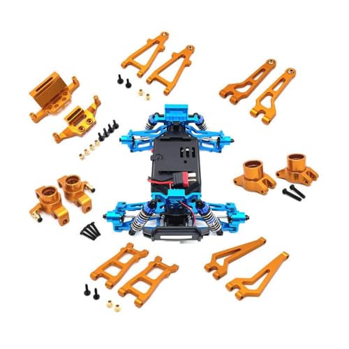 BritBolt Metall -Upgrade -Teile -Kit für 1/20 Skala RC -Cars kompatibel mit 20208 und C8811 -Modellen Fernbedienungsauto -Zubehör(Yellow) von BritBolt