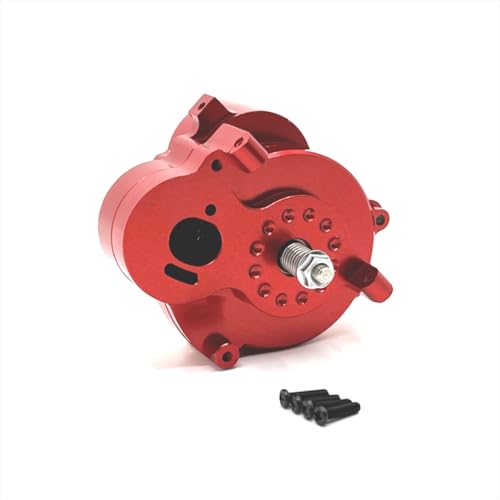 BritBolt Metall -Upgrade -Teile Motor Getriebebaugruppe für 1/12 Skala RC -Auto -Kompatibel mit MN -Serienmodellen MN128 MN86 G500 Fernbedienungsfahrzeugzubehör(Red) von BritBolt