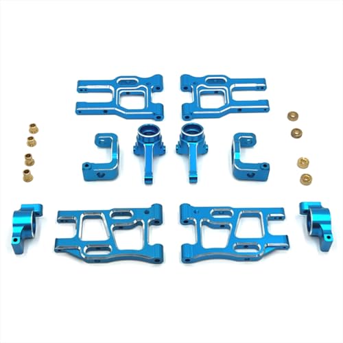 BritBolt Metall-Upgrade-Teile für 1/10-Skala-RC-CARs, die mit PTG-2 PTG-2R-Modellen kompatibel sind(Blue) von BritBolt