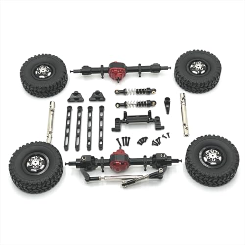 BritBolt Metall -Upgrade -Teile kompatibel mit MN1/12 MN168 MN82 LC79 MN78 1/12 Scale RC CAR SEV allges gefährdete Komponenten Fernbedienungsfahrzeugzubehör(Black) von BritBolt