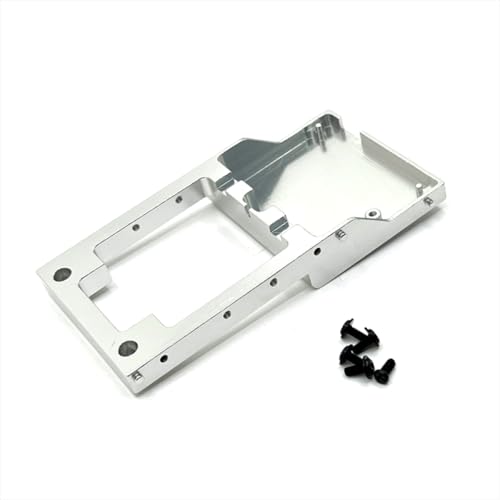 BritBolt Metall -Upgrade -Vorderkompartiment festgelegtes Fachkompartiment für Fernbedienungsauto Passform Mn 1 12 Mn168 MN78 kompatibel mit ähnlichen RC -Modellen(Silver) von BritBolt