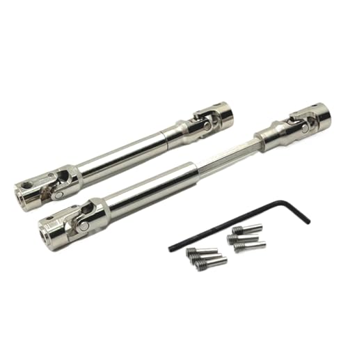 BritBolt Metall -Upgrade vordere und hintere Antriebswellen RC -Autoteile kompatibel mit 104006 104010 104020 104026 Modelle Ersatzzubehör für Fernbedienungsautos von BritBolt