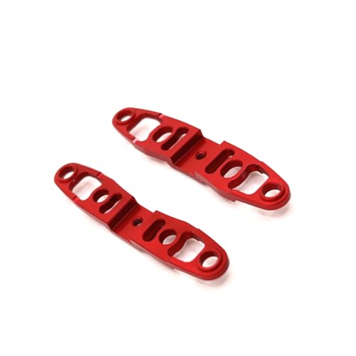 BritBolt Metall -Upgrade vorderen Heckbecherverletzungen für 1 28 Skala RC -Auto kompatibel mit Q Racing -Drift -Fernbedienungsfahrzeug -Fahrzeug -Teile(Red) von BritBolt