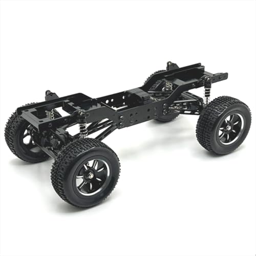 BritBolt Metall -Upgrade vorderen Heckbrückenrahmen -Chassis für Mn 1 12 Mn168 RC -Autoteile kompatibel mit 1 12 -Skala -Fernbedienungsauto -Zubehör(Black) von BritBolt