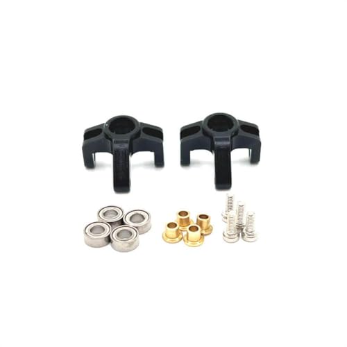 BritBolt Metall -Vorbecher -Upgrade -Teile für FCX24M 1/24 RC -Autos mit FMS Camel Cup und D110 -Modellen First Generation kompatibel(Black) von BritBolt
