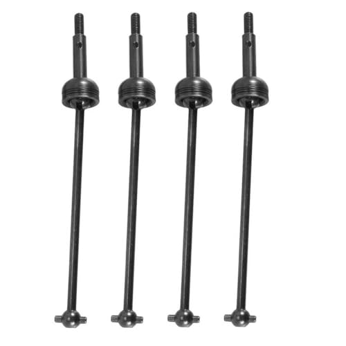 BritBolt Metallantriebswellenantriebswelle kompatibel mit 144001 144002 144010 124016 124018 124019 RC -Automodelle Ersatz -Zubehör Zubehör(Black) von BritBolt