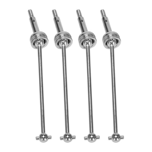 BritBolt Metallantriebswellenantriebswelle kompatibel mit 144001 144002 144010 124016 124018 124019 RC -Automodelle Ersatz -Zubehör Zubehör(Silver) von BritBolt