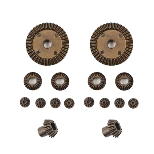 BritBolt Metalldifferentialgetriebe Teile kompatibel mit 1 18 -Skala -RC -Autos FITS -Modelle A949 A959 A969 A979 K929 Ersatzzubehör für Fernbedienungsfahrzeuge von BritBolt