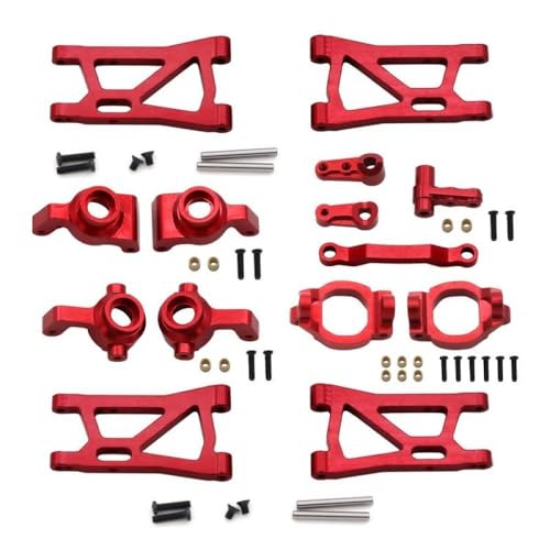BritBolt Metalllenker-Block C-Hub-Träger-Lenkbaubaugruppe Aufhängelarm-Upgrade-Kit für RC-Autos kompatibel mit Hobby SMAX-Modellen 1631 1635 1651 1655(1 Set) von BritBolt