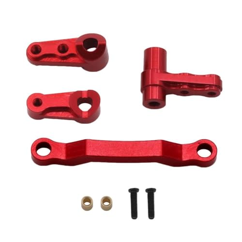 BritBolt Metalllenker-Block C-Hub-Träger-Lenkbaubaugruppe Aufhängelarm-Upgrade-Kit für RC-Autos kompatibel mit Hobby SMAX-Modellen 1631 1635 1651 1655(Steering Assembly) von BritBolt