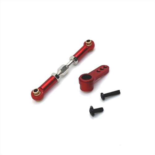 BritBolt Metalllenker -Lenkarm -Arm -Upgrade für 1/16 RC -Autos kompatibel mit Modellen 16207 16208 16209 16210 H16 Fernbedienungsauto -Zubehör(Red) von BritBolt