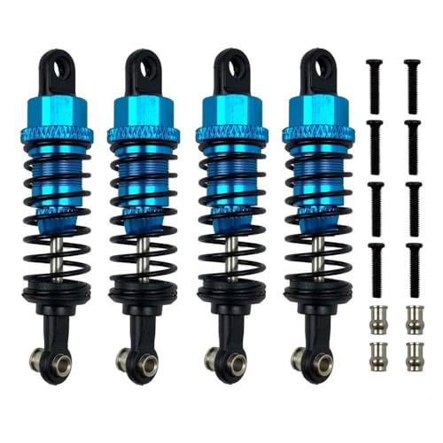 BritBolt Metallöl -Stoßdämpfer Dämpfer für 1 18 RC -Autoteilezubehör kompatibel mit A959 A959 B 184011 A949 A969 A979 K929 Modelle(4pcs Light Blue) von BritBolt