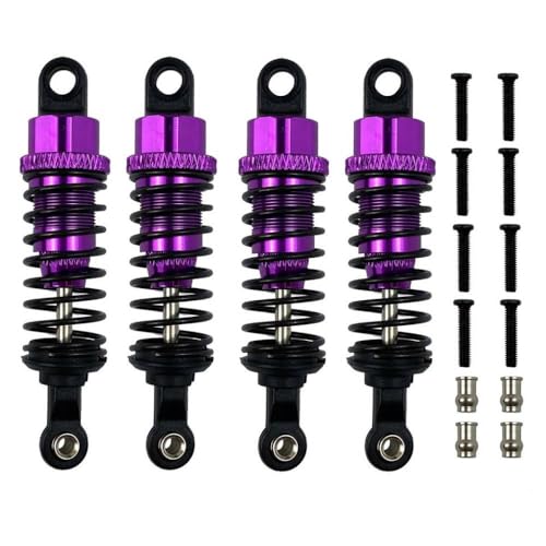 BritBolt Metallöl -Stoßdämpfer Dämpfer für 1 18 RC -Autoteilezubehör kompatibel mit A959 A959 B 184011 A949 A969 A979 K929 Modelle(4pcs Purple) von BritBolt