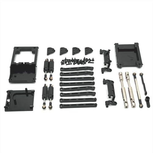BritBolt Metallschockdämpfer -Zugstange für 1 12 -Skala -RC -Autoersatzteile mit MN168 -Modell -Upgrade -Zubehör kompatibel(Black) von BritBolt