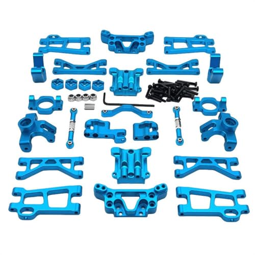 BritBolt Metallschwung Arm ARD Heckbecher Einstellungsaufbau für 1 16 -Skala -RC -Auto kompatibel mit GR M16 -Modellersatzteilen(Blue) von BritBolt