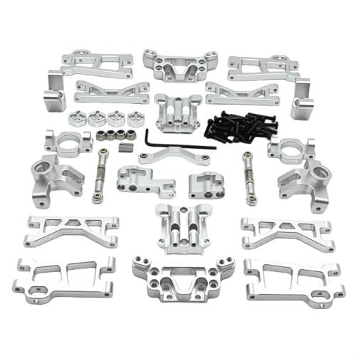 BritBolt Metallschwung Arm ARD Heckbecher Einstellungsaufbau für 1 16 -Skala -RC -Auto kompatibel mit GR M16 -Modellersatzteilen(Silver) von BritBolt