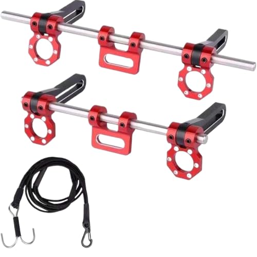 BritBolt Modulare Vorder- und Rückstoßfänger mit Fairlead D-Ring-Upgrade kompatibel mit 1 10-Skala-Crawler-Auto passt GEN6 Gen7 Gen8-Elementmodelle an(Red) von BritBolt