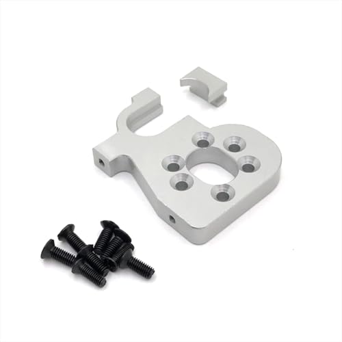 BritBolt Pinsel ohne Motorhalterung kompatibel mit 1/14 144001 144002 144010 und 1/12 124016 124017 124019 RC -Automodelle Aktualisieren Teil des Teils(Silver) von BritBolt